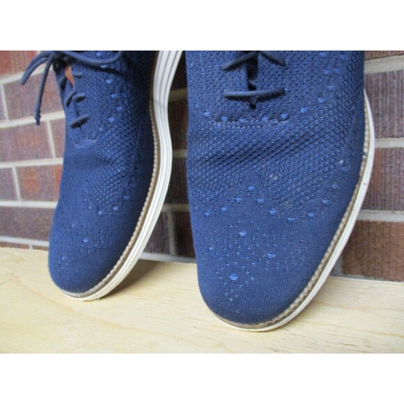 Cole Haan Mens Original Grand Stitchlite Wingtip Oxford Shoes C27960 Blue 13 M main image 12